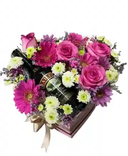 Flores Y Baileys Caja