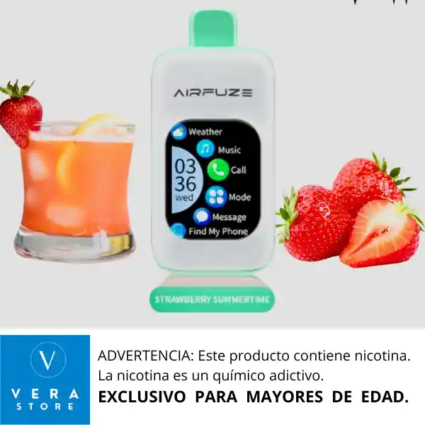 Vap Airfuze - Strawberry Summertime - 30000 Puff