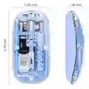Mouse Inalámbrico Con Diseño Transparente G6 Y Receptor Bluetooth