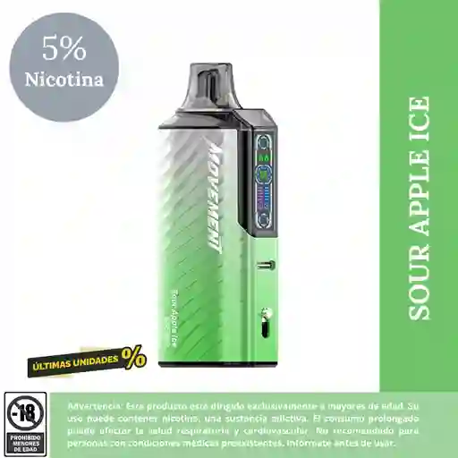 Vape 18.000 Puffs Sour Apple Ice