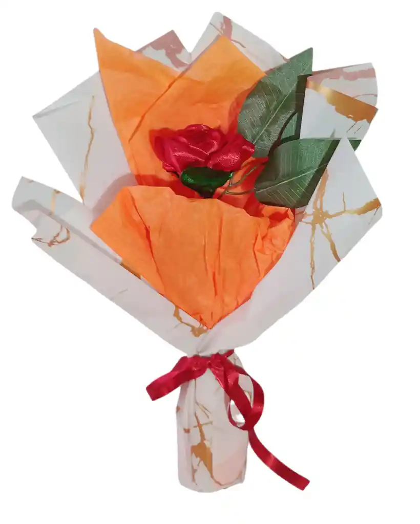 Rosa Roja Con Chocolates