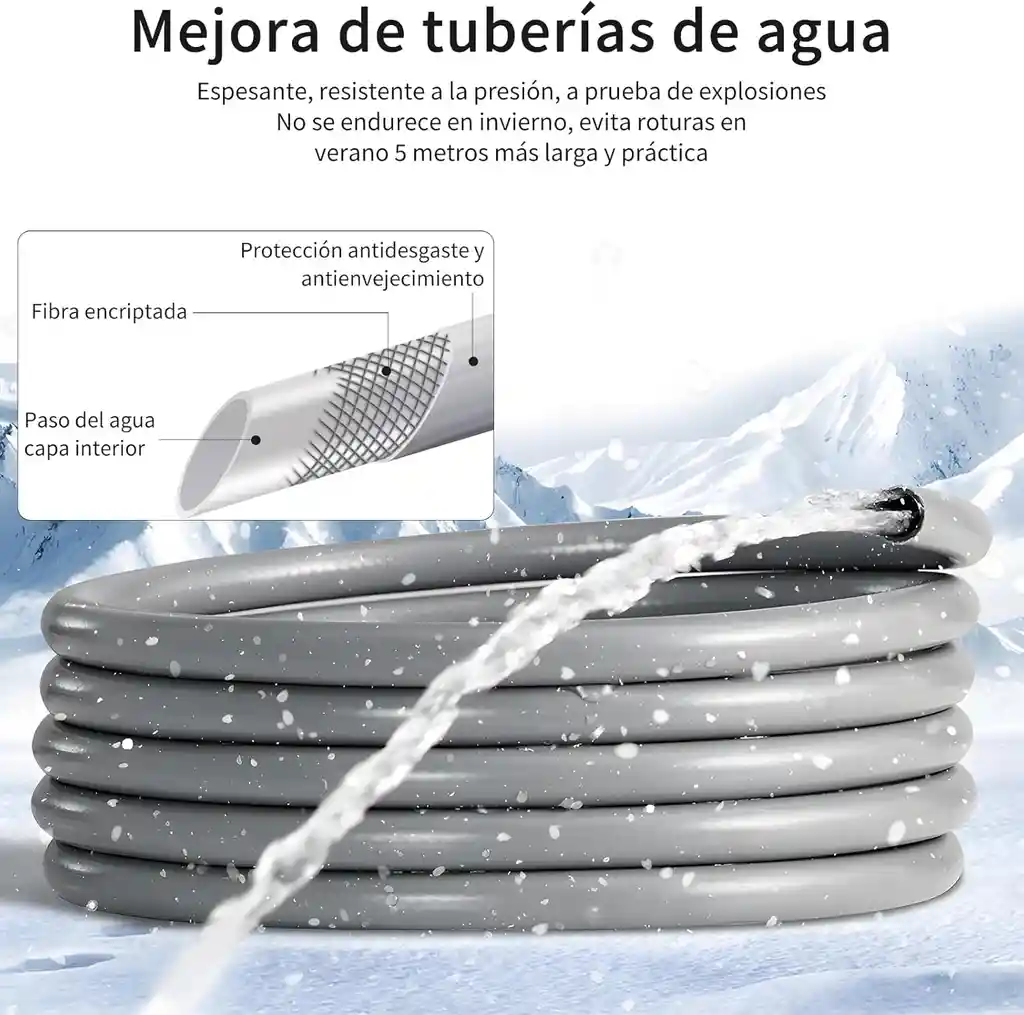 Hidrolavadora A Presion Inalámbrica Portatil, 2 Baterias 48v Recargables, 3 Boquillas, Manguera