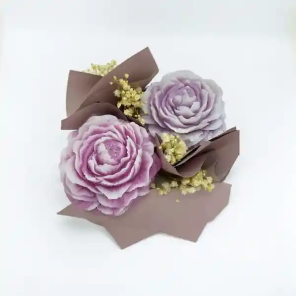 Bouquet De Velas Con Forma De Flores