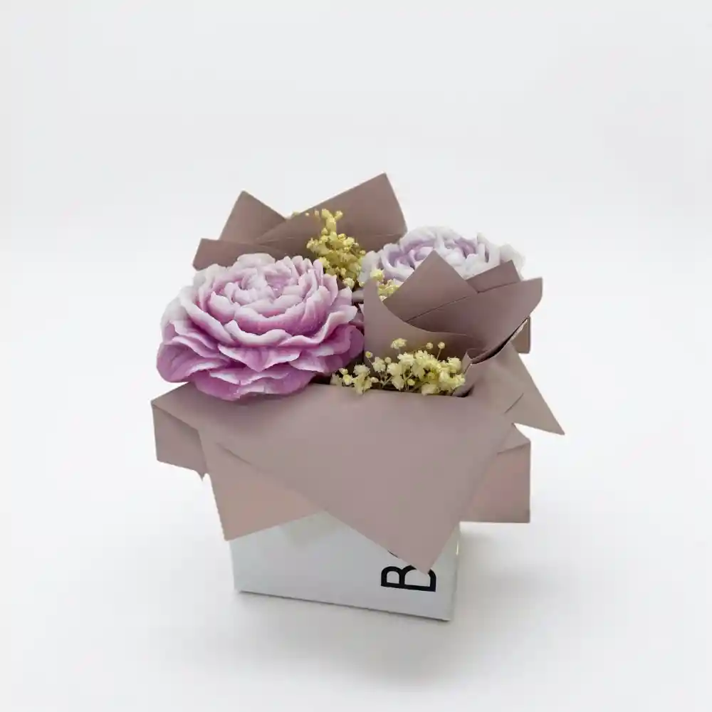 Bouquet De Velas Con Forma De Flores