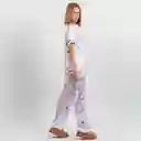 Pijama Tres Pieza Satinada De Oso, Talla L