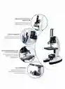 Microscopio Monocular Niños Didactico Kit 28 Piezas