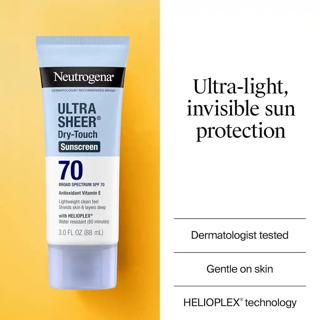 Neutrogena Protector Solar Fps 70 Ultra Sheer Dry-touch 88ml