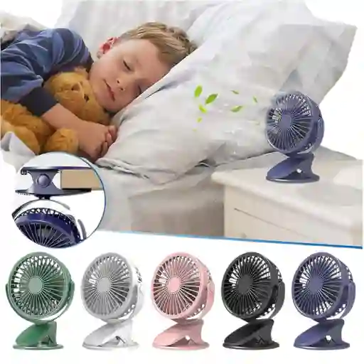 Ventilador Portatil Con Clip