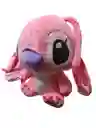Peluche Novia De Stitch Angel Rosada Grande Para Detalles Regalos