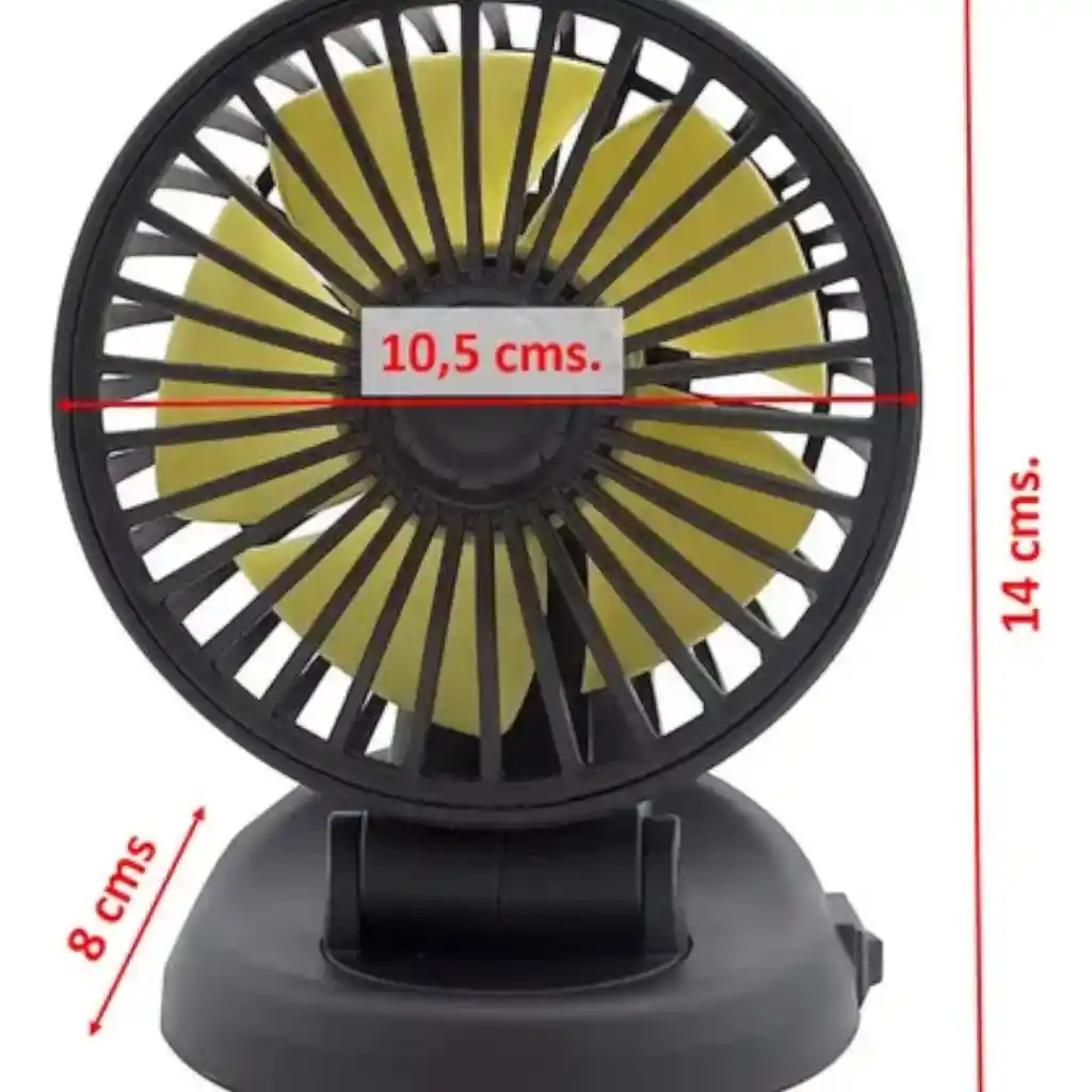 Ventilador De Carro Plastico