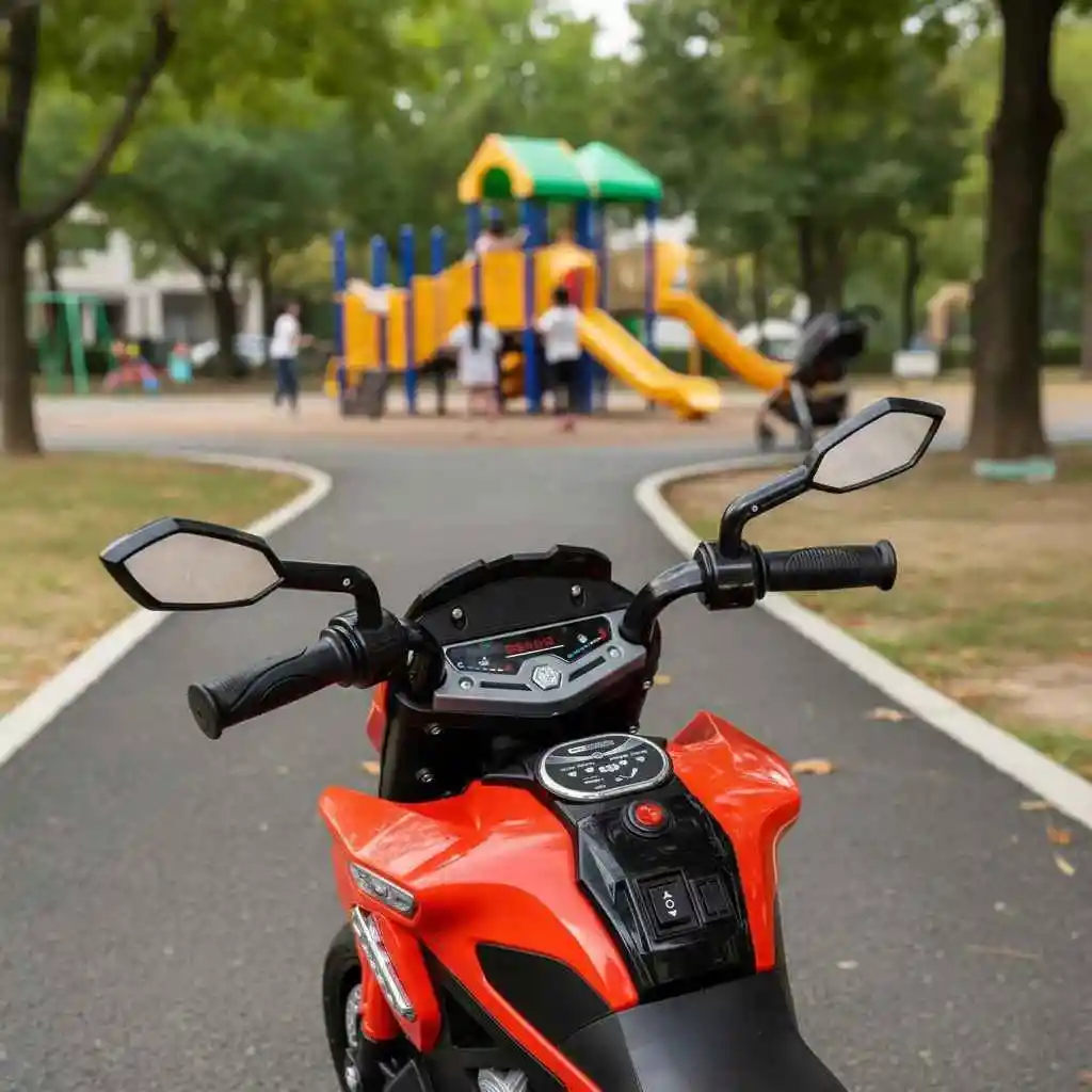 Moto Eléctrica Deportiva 6v Sonidos Y Luces Rojo Niños