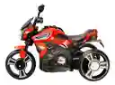 Moto Eléctrica Deportiva 6v Sonidos Y Luces Rojo Niños