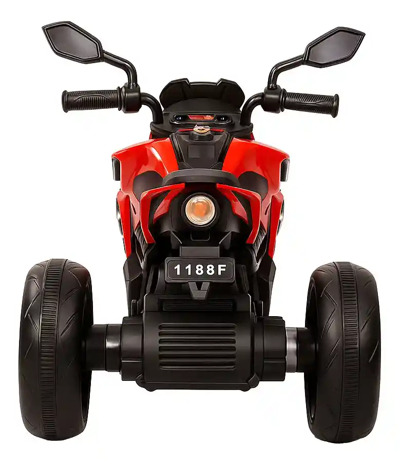 Moto Eléctrica Deportiva 6v Sonidos Y Luces Rojo Niños
