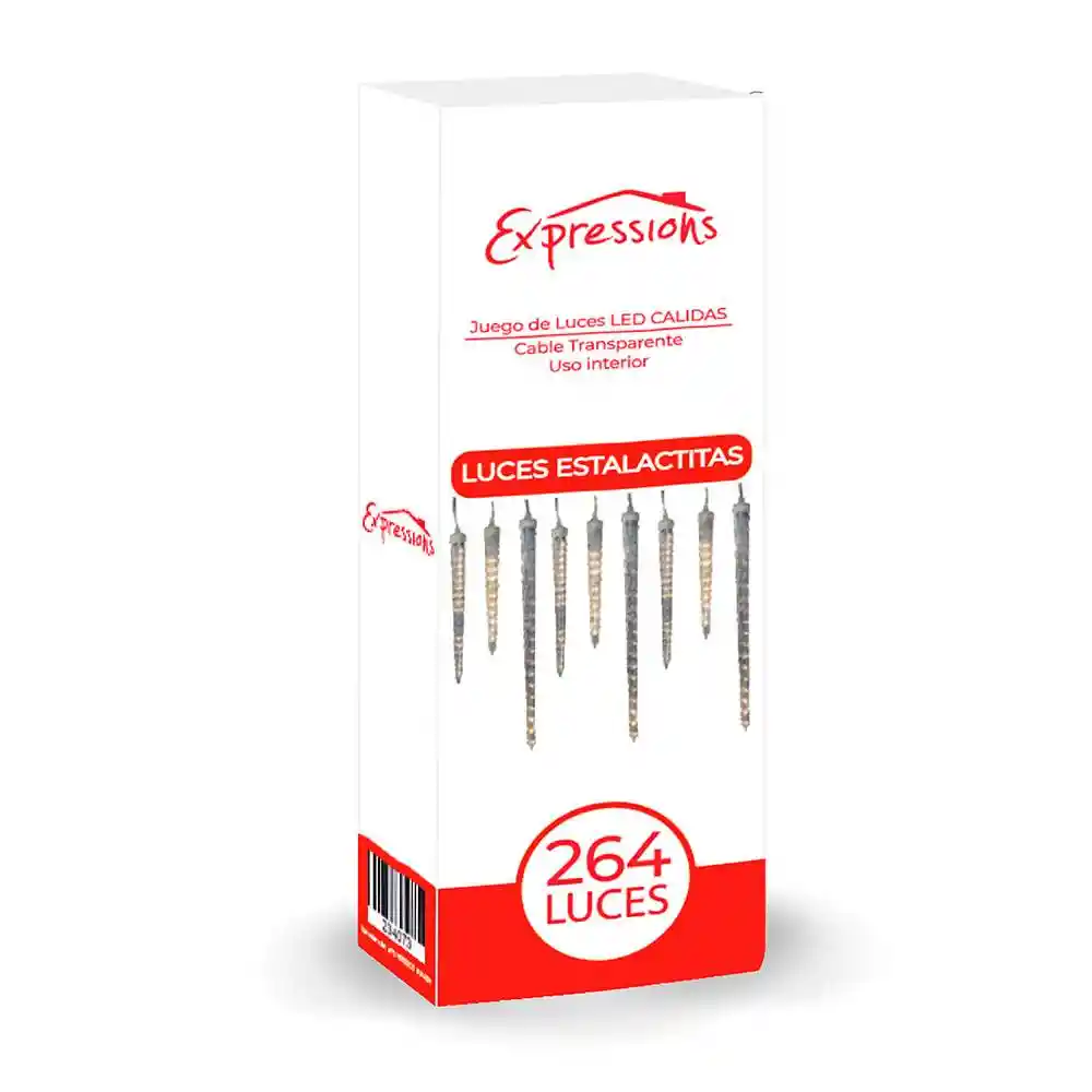 Luces Led Expressions Carambano 660cm 110 V