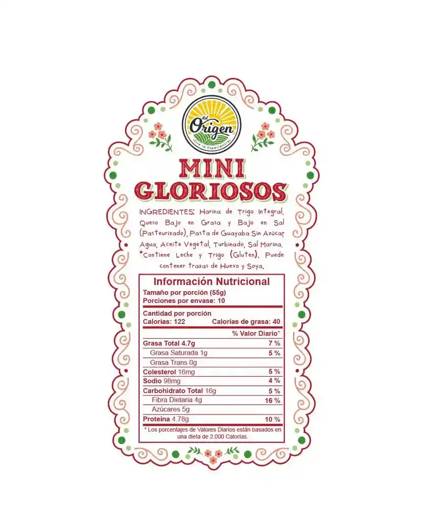 Deditos Mini Gloriosos Del Origen 10 Unds