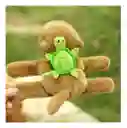 Pulsera De Peluche Capibara Con Mochila Tortuga Movimiento De Colita