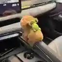 Pulsera De Peluche Capibara Con Mochila Tortuga Movimiento De Colita