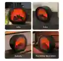 Simulacion De Chimenea Lampara De Leña