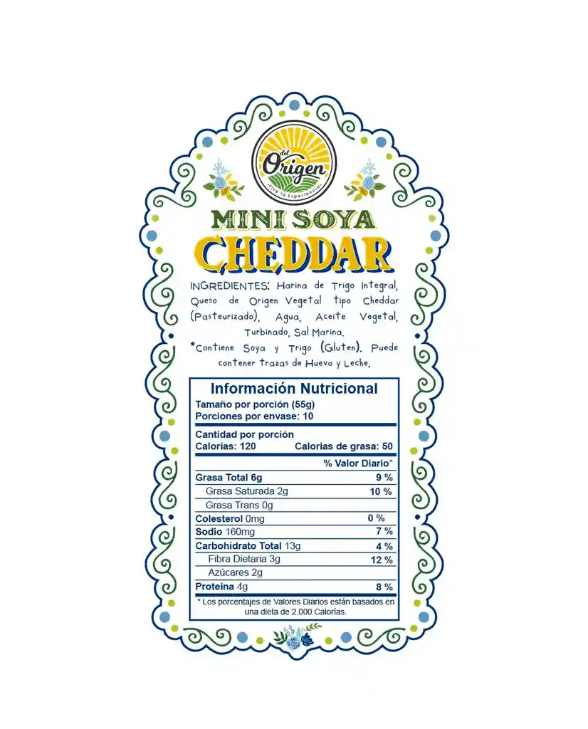 Deditos Mini Soya Cheddar