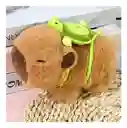 Pulsera De Peluche Capibara Con Mochila Tortuga Movimiento De Colita