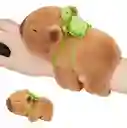 Pulsera De Peluche Capibara Con Mochila Tortuga Movimiento De Colita