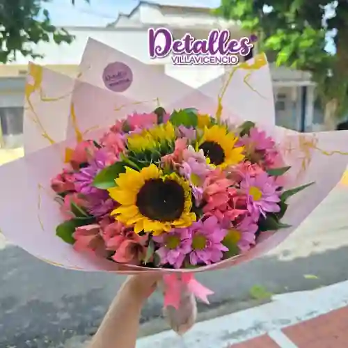 Girasol Y Mix De Flores