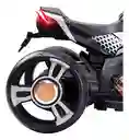 Moto Eléctrica Deportiva 6v Sonidos Y Luces Blanca Niños