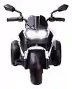 Moto Eléctrica Deportiva 6v Sonidos Y Luces Blanca Niños