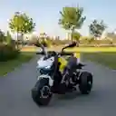 Moto Eléctrica Aventura 6v Sonidos Y Luces Amarilla Niños
