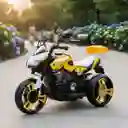 Moto Eléctrica Aventura 6v Sonidos Y Luces Amarilla Niños