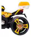 Moto Eléctrica Aventura 6v Sonidos Y Luces Amarilla Niños