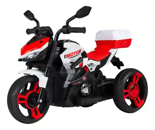 Moto Eléctrica Aventura 6v Sonidos Y Luces Rojo Niños