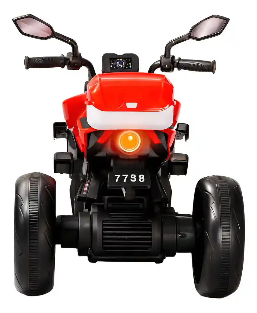 Moto Eléctrica Aventura 6v Sonidos Y Luces Rojo Niños