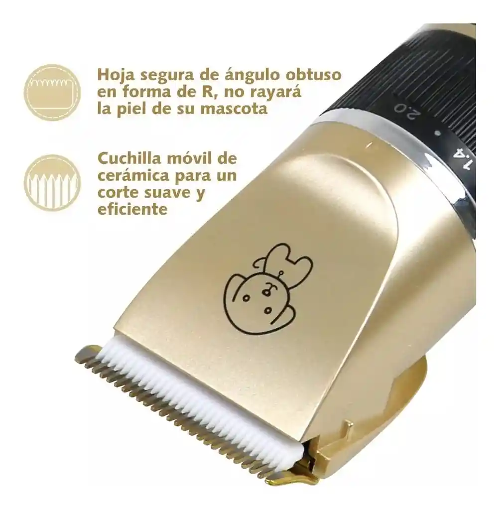 Maquina Afeitadora Mascota Aseo Gatos Peluquería Kit Completo
