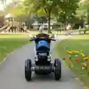 Moto Eléctrica Policía 6v Sonidos Y Luces Azul Niños