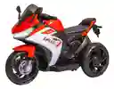 Moto Eléctrica Policía 6v Sonidos Y Luces Rojo Niños
