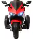 Moto Eléctrica Policía 6v Sonidos Y Luces Rojo Niños