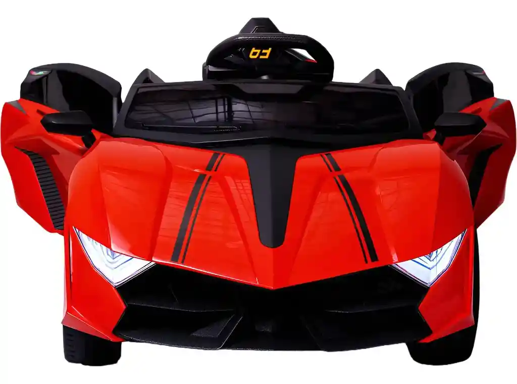 Carro Montable 12v Tipo Lamborghini Sonidos Y Luces Rojo Niños