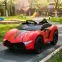 Carro Montable 12v Tipo Lamborghini Sonidos Y Luces Rojo Niños