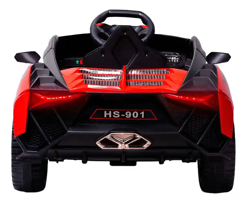 Carro Montable 12v Tipo Lamborghini Sonidos Y Luces Rojo Niños