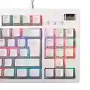 Teclado Mecanico Gamer Full Rgb / Switch Rojo / Colo Blanco / Quasar Vsg