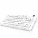 Teclado Mecanico Gamer Full Rgb / Switch Rojo / Colo Blanco / Quasar Vsg