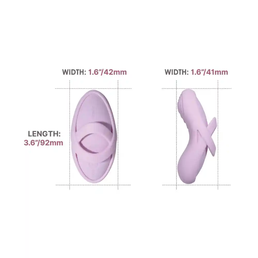 Vibrador De Dedo Echo 2 Lila Svakom