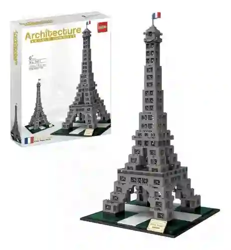Juego De Bloques De Construcción Torre Eiffel 1832 Pcs 3478 Juego Juguete Arquitectura
