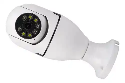 Cámara Bombillo Wifi Smart Net V380 – Seguridad 360°