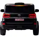 Carro Montable Toyota Land Cruiser 6v Control Remoto Negro Niños