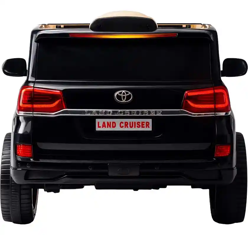 Carro Montable Toyota Land Cruiser 6v Control Remoto Negro Niños