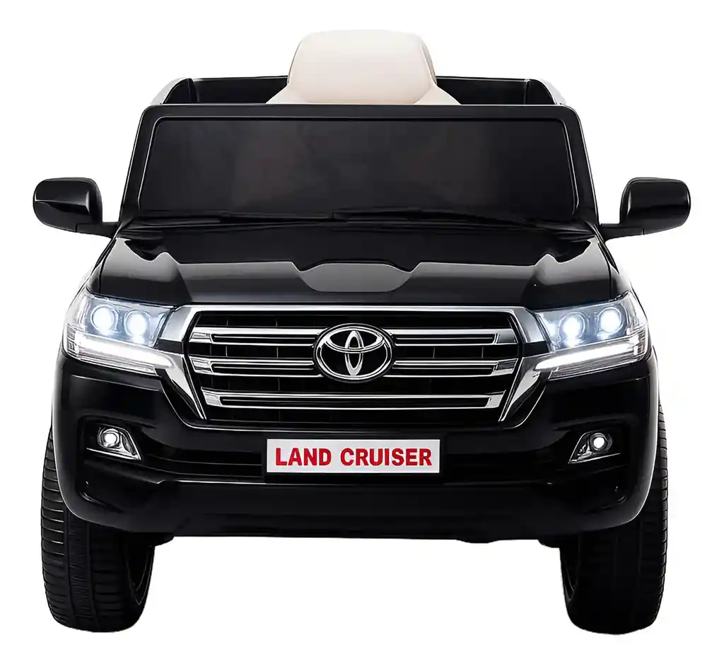 Carro Montable Toyota Land Cruiser 6v Control Remoto Negro Niños