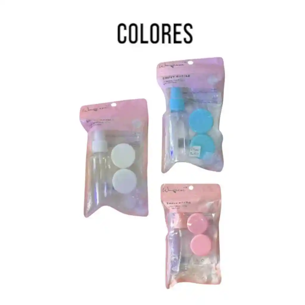 Set De Viaje X3 Plastica