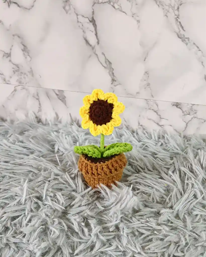 Girasol De Crochet